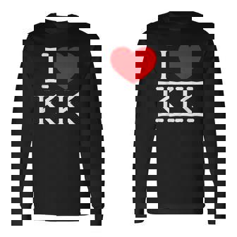 I Love ハート Kk 長袖Tシャツ - Kawaiitshirt