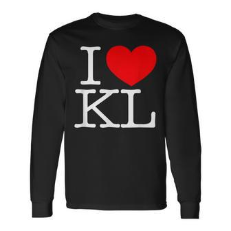 I Love ハート Kl 長袖Tシャツ - Kawaiitshirt