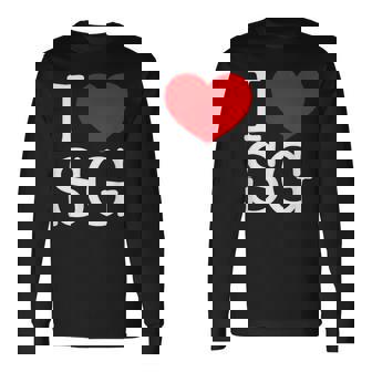 I Love ハートg 長袖Tシャツ - Kawaiitshirt