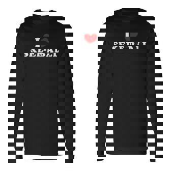 I Lovekee-Ball I Heart スキーボール 長袖Tシャツ - Kawaiitshirt