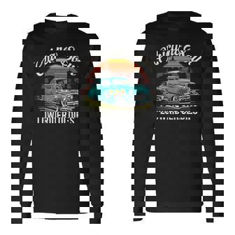 Lowrider Chicano Oldies カーデザイン クール クラシックカー 長袖Tシャツ - Kawaiitshirt