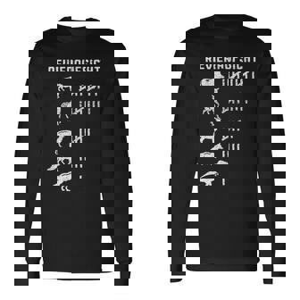 Lustiges Jagen Eber Tyranno Rex Reh Jäger Jagd Revier Langarmshirts - Geschenkecke