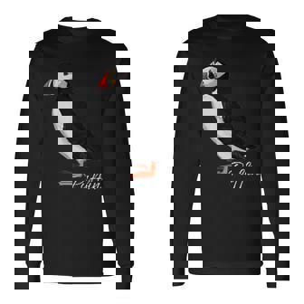 Macareux Moine Oiseau Biologiste Nature Ornithologue T-shirt à manches longues - Cadeauxyz