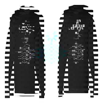 Machine Deep Learning ニューラルネットワークデータサイエンスtシャツ 長袖Tシャツ - Kawaiitshirt