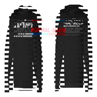 Make America Normal Again 2024 プレジデンシャル 長袖Tシャツ - Kawaiitshirt