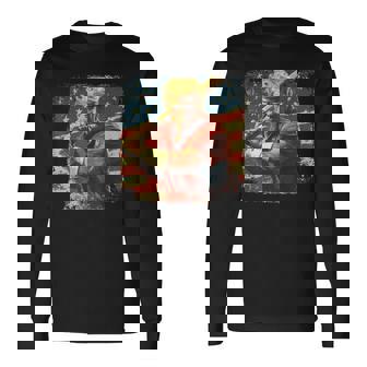 Make Football Great Again 面白いフットボール メンズ レディース キッズ 長袖Tシャツ - Kawaiitshirt