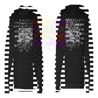 Mardi Gras ビデオゲームコントローラー シェア スチームフレンズ 長袖Tシャツ - Kawaiitshirt