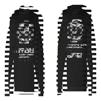 Matsudo 松戸《ロゴ》【変なデザイン屋さん】メーカー パロディ 面白い 長袖Tシャツ - Kawaiitshirt