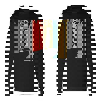 Meerkat ミーアキャット 動物 長袖Tシャツ - Kawaiitshirt