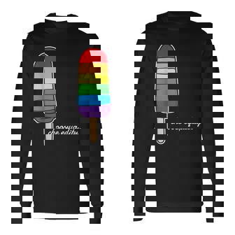 Mes Del Orgullo I Helados I Elige La Igualdad I Lgbtq Camiseta de manga larga - Regaloses