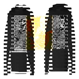 Mex-Art デーモンブルルチャリブレ メキシカンレスラーレジェンド 長袖Tシャツ - Kawaiitshirt