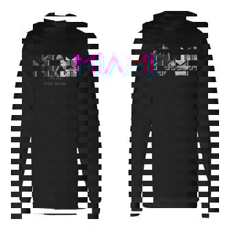 Miami Miami Ropa Estados Unidos Florida In Mangas Camiseta de manga larga - Regaloses