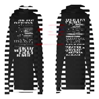 Midnight Hammer B-2 Stealth Jet Operation Midnight Hammer Long Sleeve T-Shirt | Mazezy