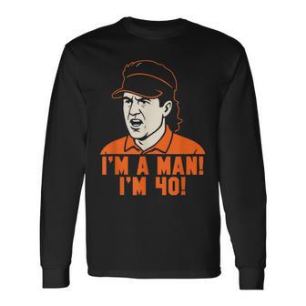 Mike Gundy I'm A Man I'm 40 Long Sleeve T-Shirt - Thegiftio UK