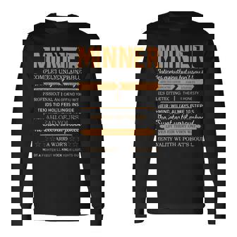Minner Completely Unexplainable Notices Everything But Won’T Say It Name Long Sleeve T-Shirt - Seseable