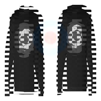 Mod Target ブルズアイ Uk Raf ラウンデルターゲット 長袖Tシャツ - Kawaiitshirt