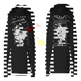 Momo Ayase Turbo Granny Ken Takakura White Anime Cute Cat Long Sleeve T-Shirt - Thegiftio