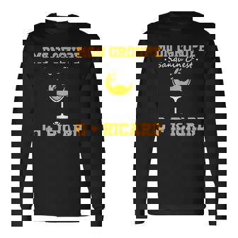 Mon Groupeanguin C'est O Ricard Cadeau Amis Humour Apéro T-shirt à manches longues - Cadeauxyz