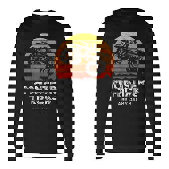 Monster Trucks Are My Jam シャツ モンスタートラック 面白い エンジン 長袖Tシャツ - Kawaiitshirt