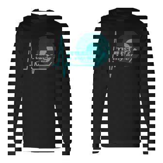 Music Is My Life Quote テクノハウス ダブ ステップ トランスハウス 長袖Tシャツ - Kawaiitshirt