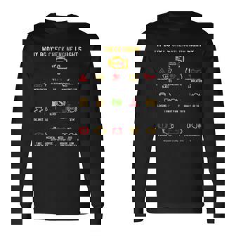 My Body's Check エンジンライト 長袖Tシャツ - Kawaiitshirt