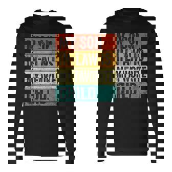 Myon In Law Is My Favorite Child 父の日 長袖Tシャツ - Kawaiitshirt