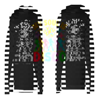 Myoul Is Disco ヴィンテージ 70年代 ダンシング レトロ ダンスミュージック 長袖Tシャツ - Kawaiitshirt