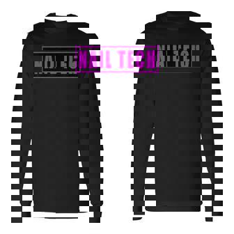 Nail Tech ネイルテック 長袖Tシャツ - Kawaiitshirt