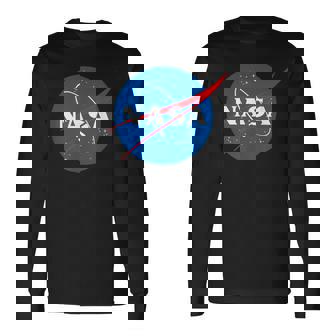 Nasa Meatball Official Logo Long Sleeve T-Shirt | Mazezy