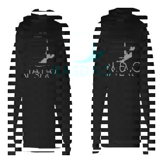 Nasdaq American Technology Index、証券取引所、金融 長袖Tシャツ - Kawaiitshirt