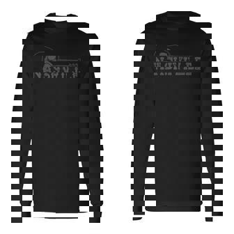 Nashville Tennessee Music City Guitar Country Guitarist Long Sleeve T-Shirt - Thegiftio