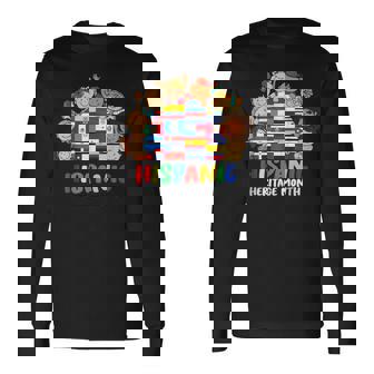 National Hispanic Heritage Month Children Latin Flags Long Sleeve T-Shirt | Seseable FR