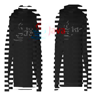 Nerdy Java コンピューター プログラマー プログラム 数学 教師 オタク 長袖Tシャツ - Kawaiitshirt