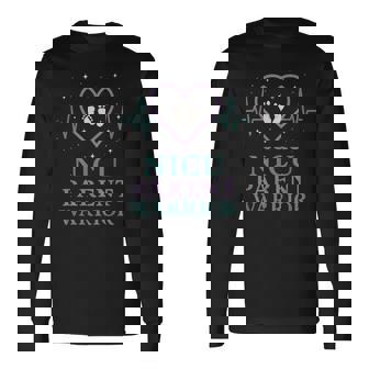 Nicu 親プライド 未熟戦士 新生児強さの旅 長袖Tシャツ - Kawaiitshirt