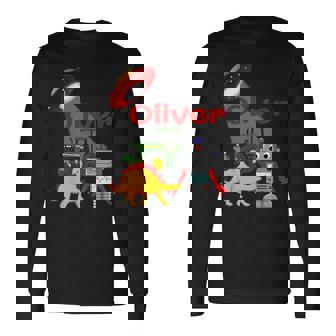 Niños Oliver Nombre Personalizado Para Niños Camiseta de manga larga - Regaloses