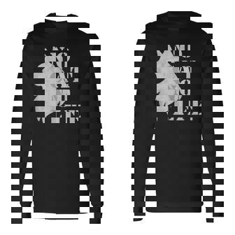 No Cat No Life 長袖Tシャツ - Kawaiitshirt