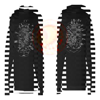 No One Is Illegal Ontolen Land 先住民移民 長袖Tシャツ - Kawaiitshirt