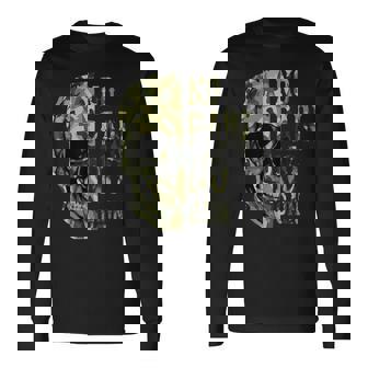 No Pain No Gain- メンズ スカル マインドセット モチベーションジム 長袖Tシャツ - Kawaiitshirt