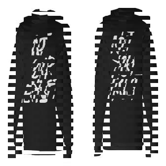 Not Your Ernst Nicht Dein Ernst 面白くて楽しい 長袖Tシャツ - Kawaiitshirt