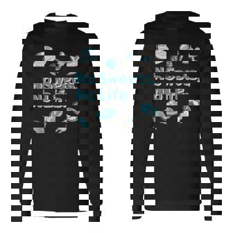 Noweetsno Life２ スイーツ 洋菓子 和菓子 別腹 カラフル かわいい メンズ レディース キッズ 長袖Tシャツ - Kawaiitshirt