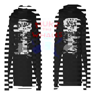 Nuke The Whales Lisa Nelson シャツ 長袖Tシャツ - Kawaiitshirt