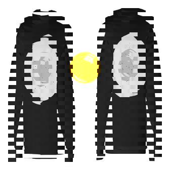 Oeuf Frit Oeufs Costume Nourriture Drôle Carnaval T-shirt à manches longues - Cadeauxyz