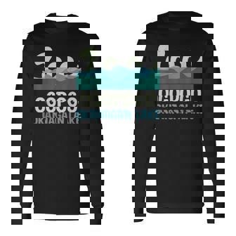 Ogopogo オカナガン湖 怪獣 生き物 かわいい かわいい クリプティッド 長袖Tシャツ - Kawaiitshirt