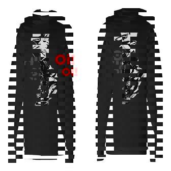 Oi Oi Oikinhead、Ska、ストリートパンク、ハードコアパンク 長袖Tシャツ - Kawaiitshirt