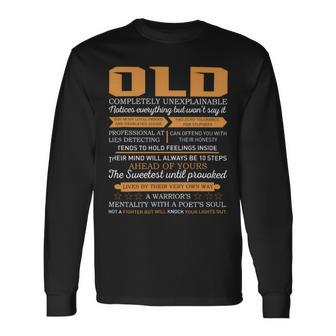 Old Completely Unexplainable Notices Everything But Won’T Say It Name Long Sleeve T-Shirt | Seseable CA