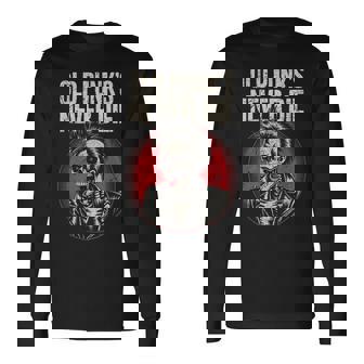 Old Punk Never Die Rockquelette Rebel T-shirt à manches longues - Cadeauxyz