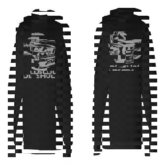 Oldchool Auto Racing カーギア モータースポーツ 長袖Tシャツ - Kawaiitshirt