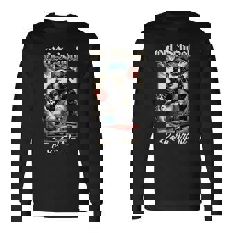 Oldchool Porida ローライダー チカーノ チョロアート Usa 長袖Tシャツ - Kawaiitshirt