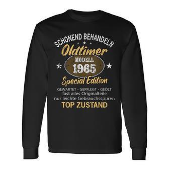 Oldtimer Baujahr 1965 Geboren Jahrgang 1965 Geburtstag Langarmshirts - Geschenkecke