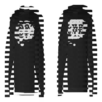 Onakauita《おなかすいた》お腹空いた【英語 文字】ポップ かわいい 面白い デザイン 長袖Tシャツ - Kawaiitshirt